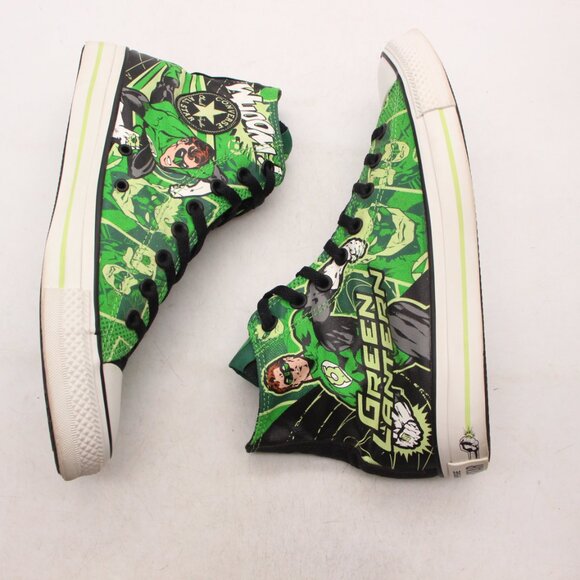 Converse Chuck Taylor Women's 11 Men's 9 All Star x DC Comics Green Lantern - Picture 6 of 9